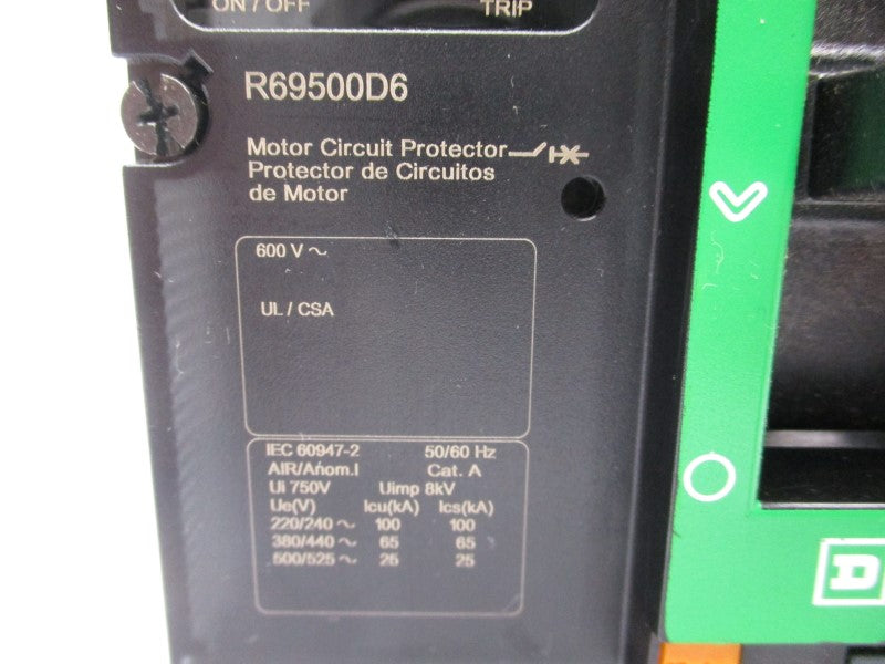 SQUARE D R69500D6 HJL36150M74AA 600V 150A (GREEN) NSNP