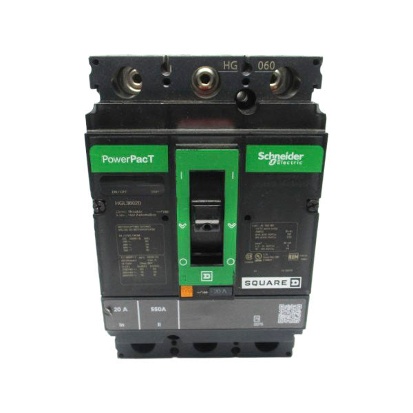 SQUARE D HGL36020 600V 20A (GREEN) NSNP
