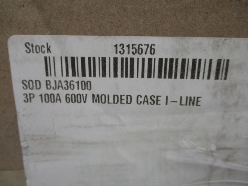 SQUARE D BJA36100 480V 100A (GREEN) NSMP