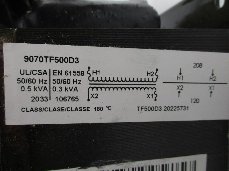 SQUARE D 9070TF500D3 208V NSMP