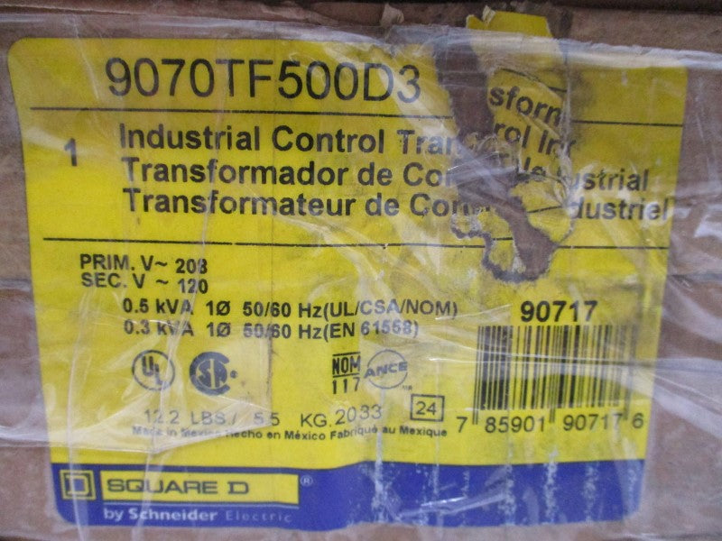 SQUARE D 9070TF500D3 208V NSMP