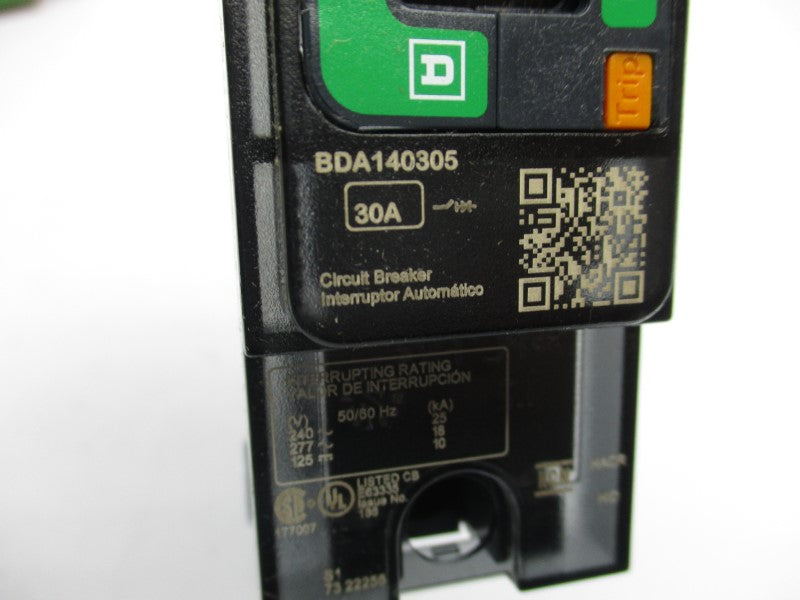 SQUARE D BDA140305 277V 30A (GREEN) NSMP
