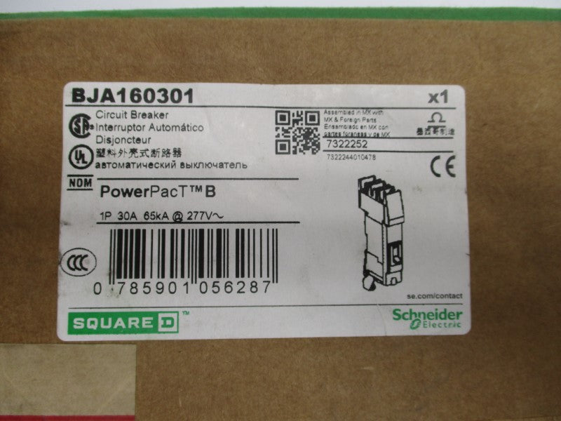 SQUARE D BJA160301 277V 30A (GREEN) NSMP