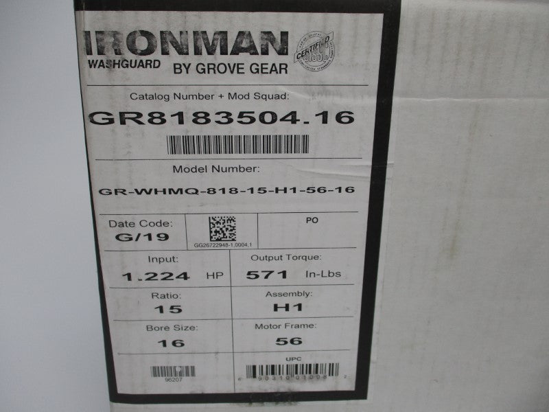 IRONMAN GR-WHMQ-818-15-H1-56-16 GR8183504.16 NSMP