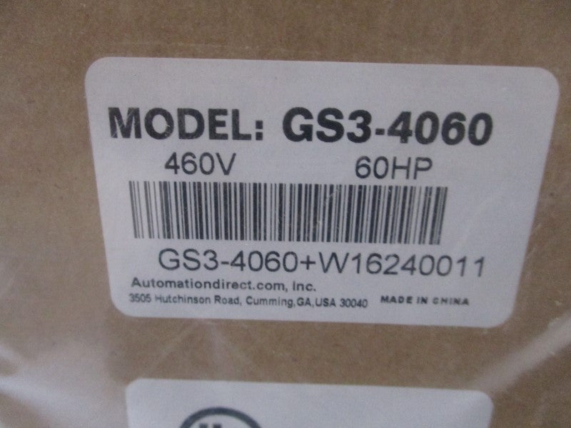 AUTOMATION DIRECT GS3-4060 GS3-4060+W16240011 380-480V 90A NSMP