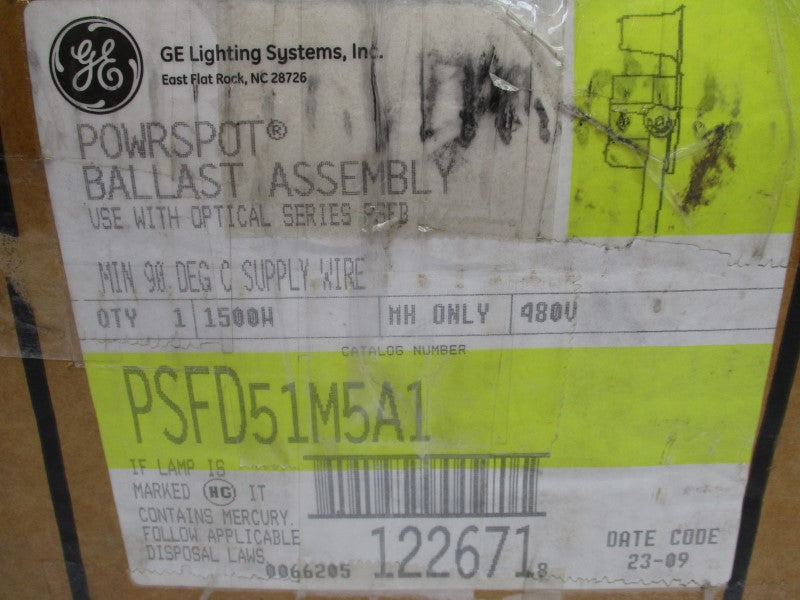 GENERAL ELECTRIC PSFD51M5A1 480V 3.7A NSMP