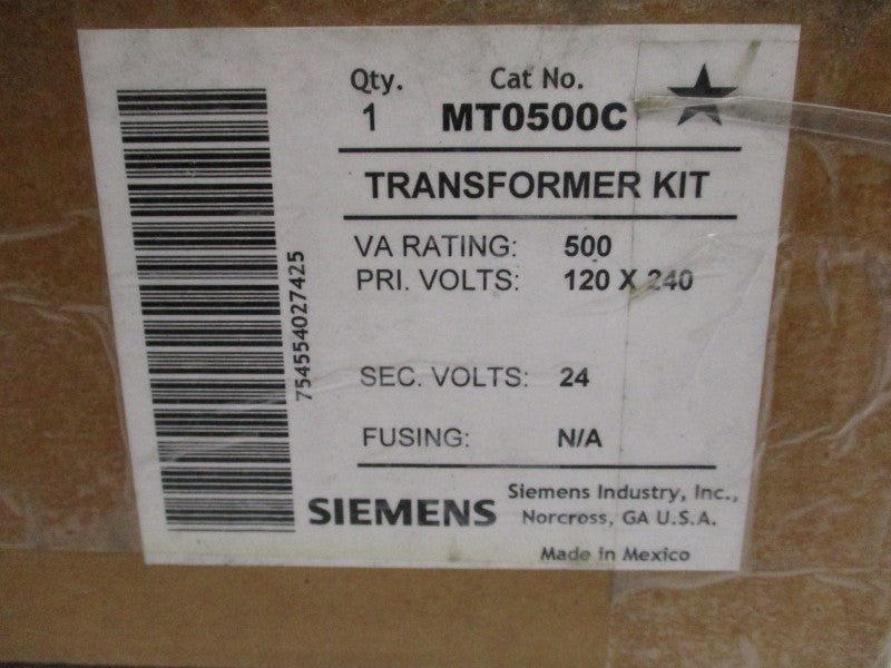 SIEMENS MT0500C SER. A 120-240V NSMP