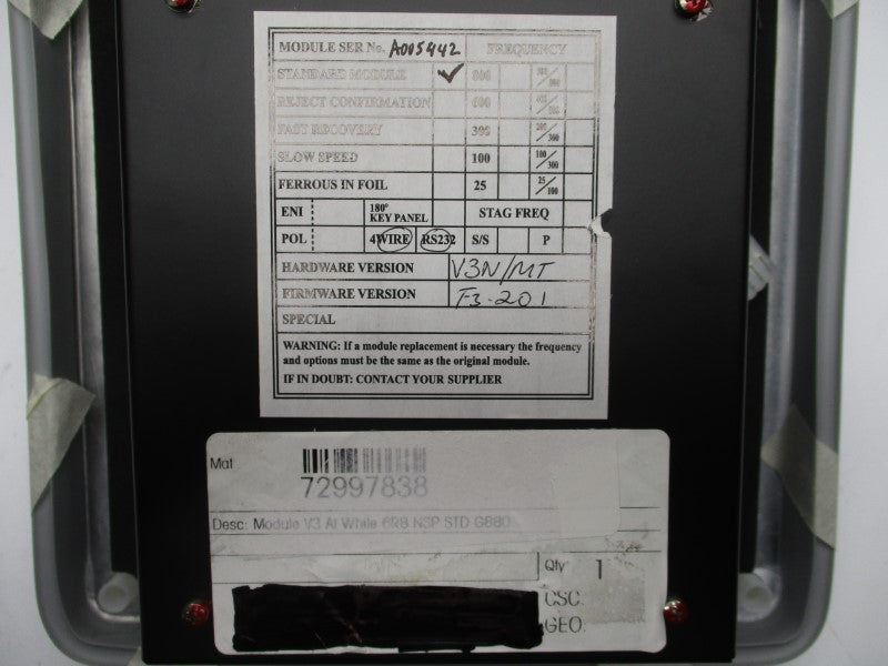 METTLER TOLEDO 72997838 V3L NSMP