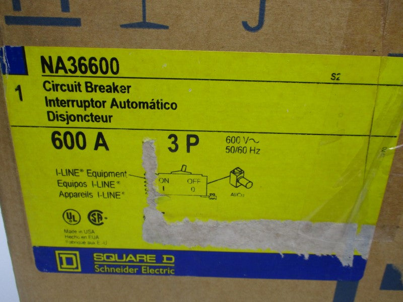 SQUARE D NA36600 600V 600A NSMP