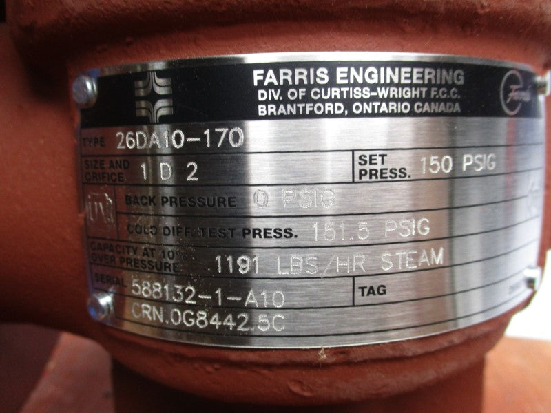 FARRIS ENGINEERING 26DA10-170 150PSI NSMP