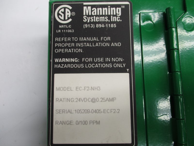 MANNING SYSTEMS EC-F2-NH3 24VDC 0.25A NSNP