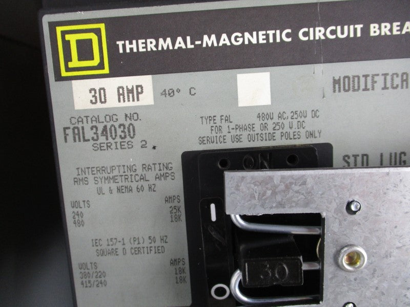 SQUARE D PFA32030G SER. 3 240V 30A UNMP