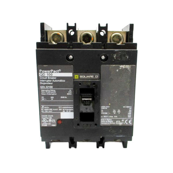 SQUARE D QDL32100 240V 100A UNMP