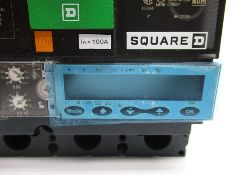 SQUARE D HGL36100U44X 600V 100A (GREEN) NSNP