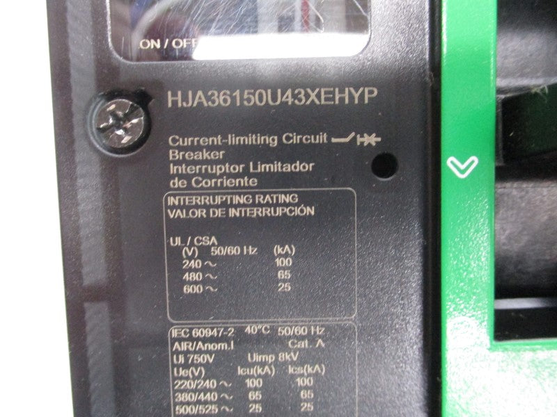 SQUARE D HJA36150U43XEHYP 600V 150A (GREEN) NSNP