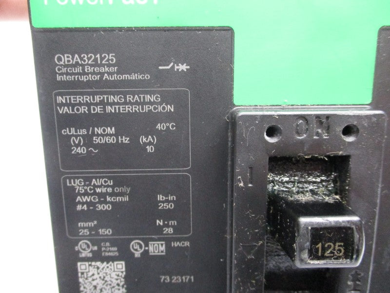 SQUARE D QBA32125 240V 125A (GREEN) NSNP