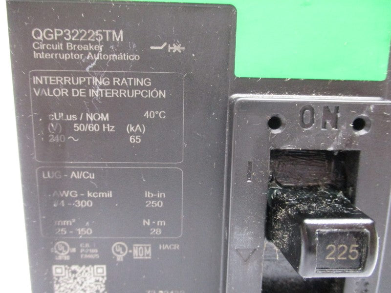 SQUARE D QGP32225TM 240V 225A (GREEN) NSNP