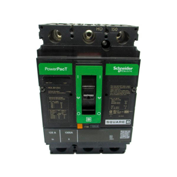 SQUARE D HDL36125C 600V 125A (GREEN) NSNP