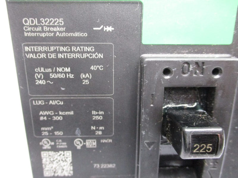 SQUARE D QDL32225 240V 225A (GREEN) NSNP