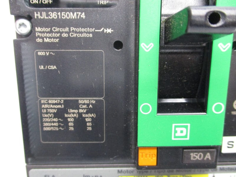 SQUARE D HJL36150M74 600V 150A (GREEN) NSNP