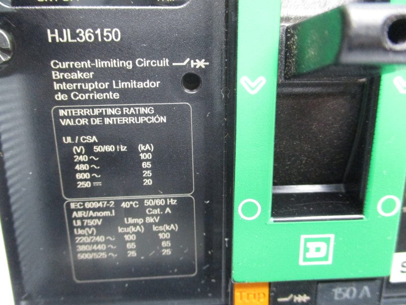 SQUARE D HJL36150 600V 150A (GREEN) NSNP