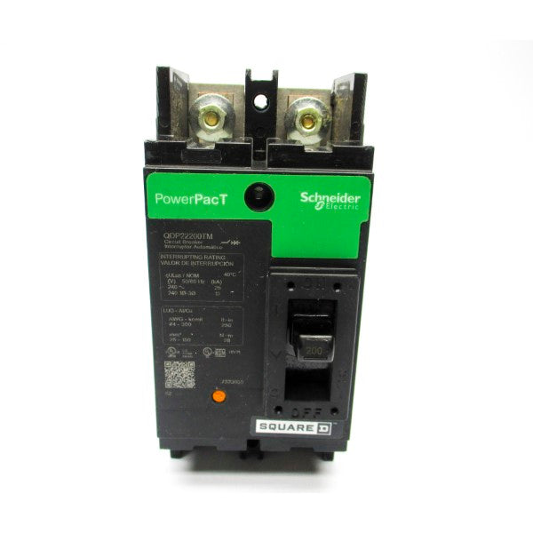 SQUARE D QDP22200TM 240V 200A (GREEN) (CHIPPED) NSNP