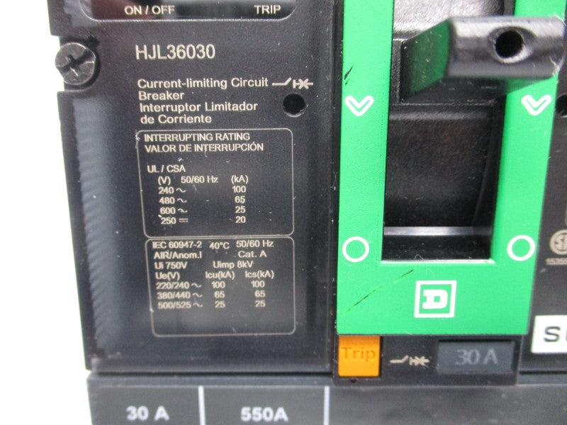 SQUARE D HJL36030 600V 30A (GREEN) NSNP