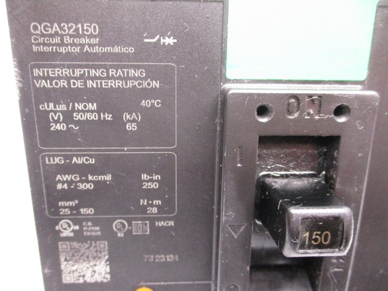 SQUARE D QGA32150 240V 150A (GREEN) NSNP