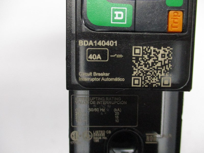 SQUARE D BDA140401 277V 40A (GREEN) NSNP