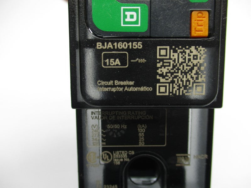 SQUARE D BJA160155 347V 15A (GREEN) NSNP