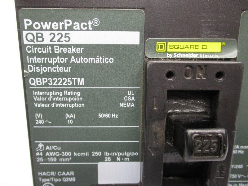 SQUARE D QBP32225TM 240V 225A NUPI
