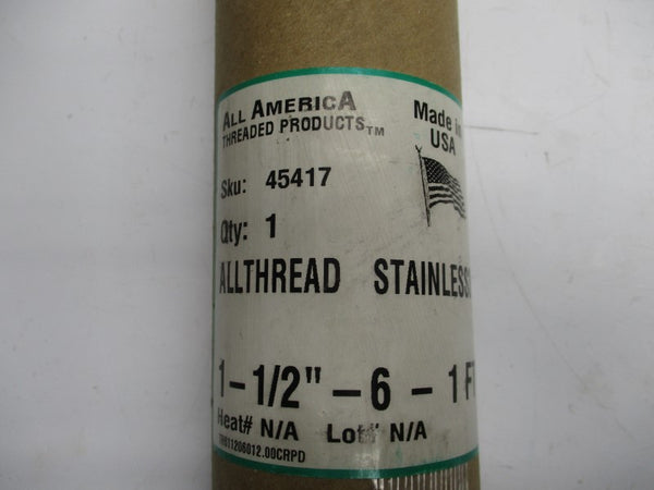 ALL AMERICA THREADED PRODUCTS 10L836 NSMP