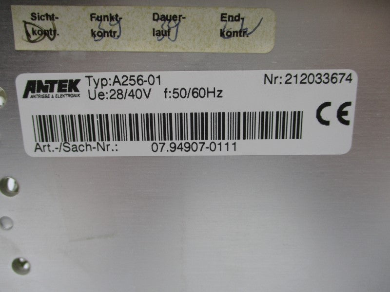 ANTEK A256-01 07.94907-0111 28/40V NSMP