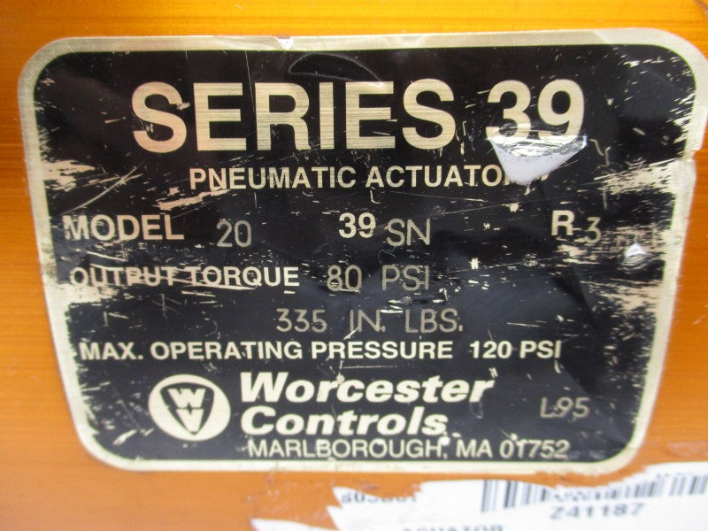 WORCESTER CONTROLS 2039SNR3 80PSI UNMP