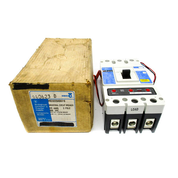 WESTINGHOUSE HKD3225A06U18 SER. C 600VAC 225A NSMP