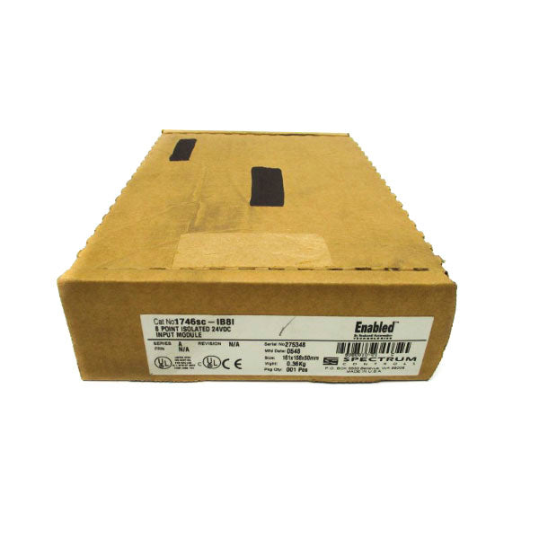 SPECTRUM CONTROLS 1746SC-IB8I SER. A 24VDC DATE: 0548 NSFS