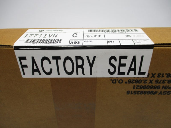 ALLEN BRADLEY 1771-IVN SER. C REV. B01 DATE: 2000 NSFS