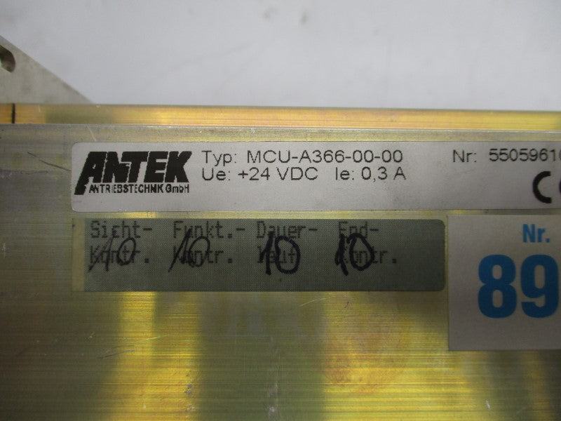 ANTEK MCU-A366-00-00 24VDC NSNP