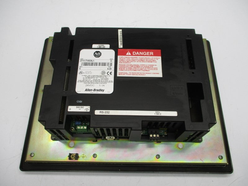 ALLEN BRADLEY 2711-T10C8L1 SER. C REV. C F/W 4.20 24VDC 1.1A NUPI
