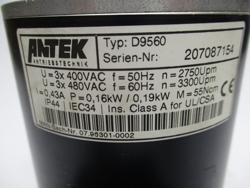 ANTEK D9560 480VAC 0.43A NSNP