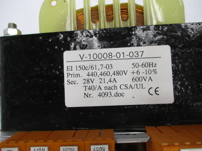 WAGNER V-10008-01-037 480V 21.4A NSNP