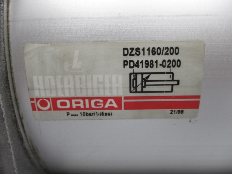 HOERBIGER ORIGA DZS1160/200 PD41981-0200 145PSI NSNP
