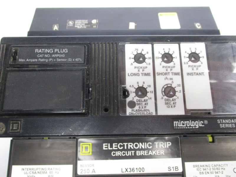 SQUARE D LX36100 600V 250A NSNP