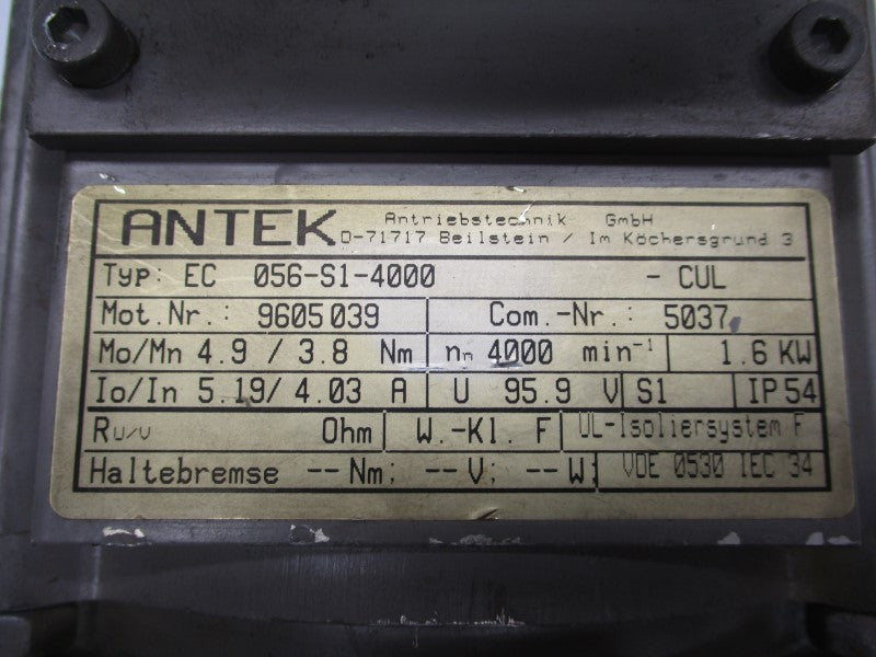 ANTEK EC056-S1-4000 9605039 95.9V 5.19/4.03A UNMP