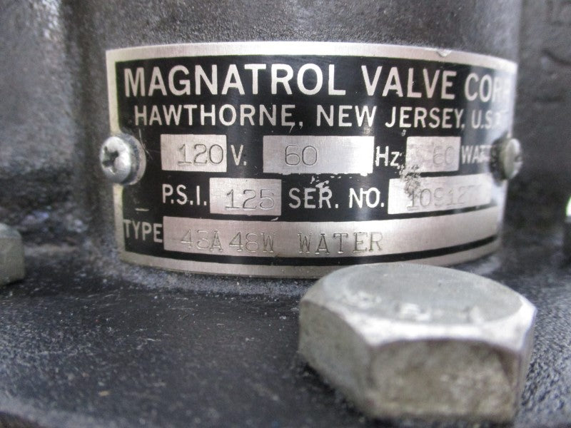 MAGNATROL VALVE 43A48W 120V 125PSI 2-3/4" NSNP
