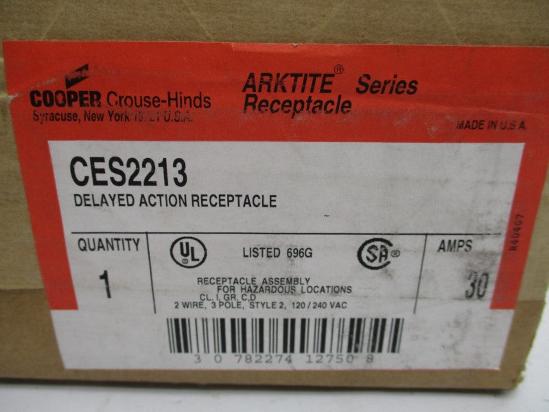 CROUSE HINDS CES2213 120/240V 30A NSFS