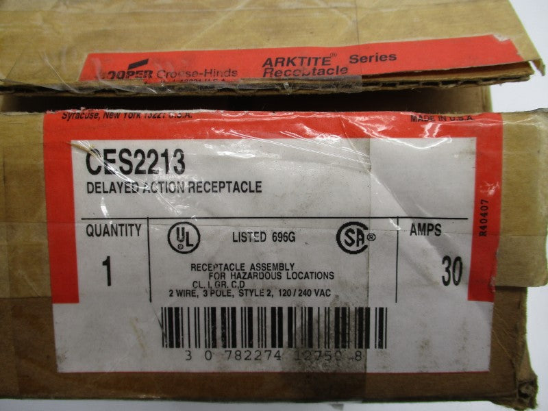 CROUSE HINDS CES2213 240/480V 30A NSMP