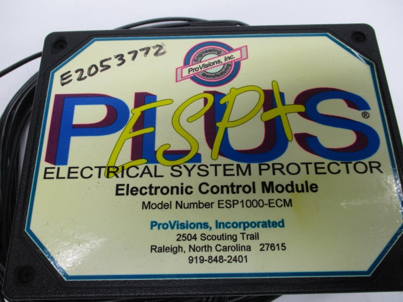 PROVISIONS INC ESP1000-ECM NSMP