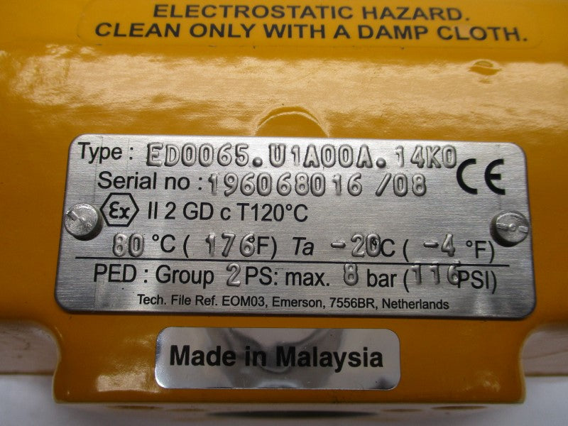 EL-O-MATIC ED0065.U1A00A.14K0 116PSI NSMP
