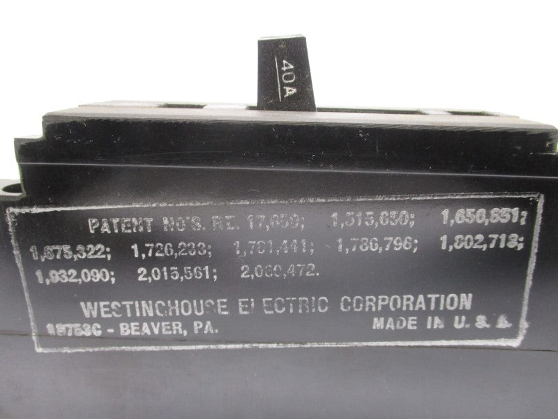 CUTLER HAMMER E1040 240V 40A NSMP